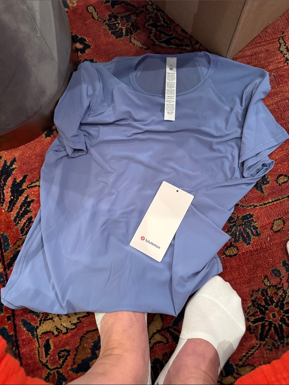 lululemon athletica woman’s Short Sleeve Tee — Lavender
